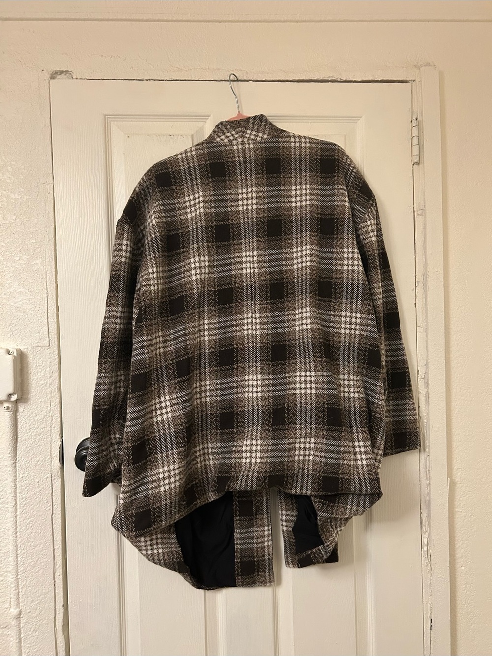 Treasure & Bond Nordstrom brown blazer 2x plus size dark academia plaid - Picture 6 of 6